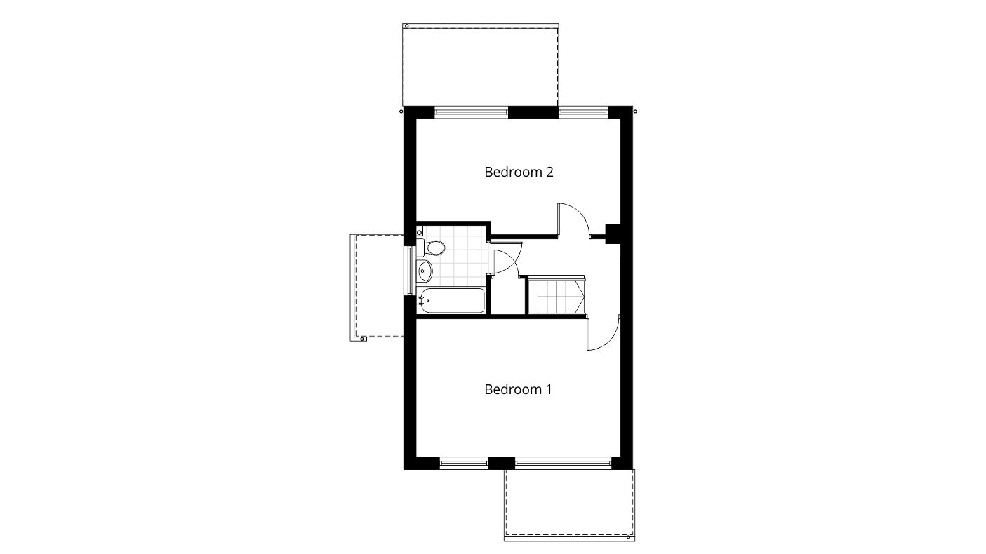garage conversion extension bi fold doors existing first floor plan drawing