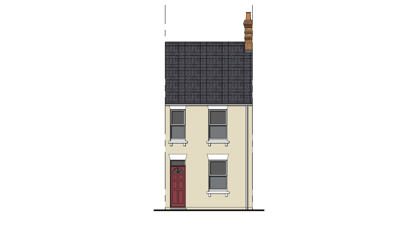 loft conversion permitted development existing front elevation drawing
