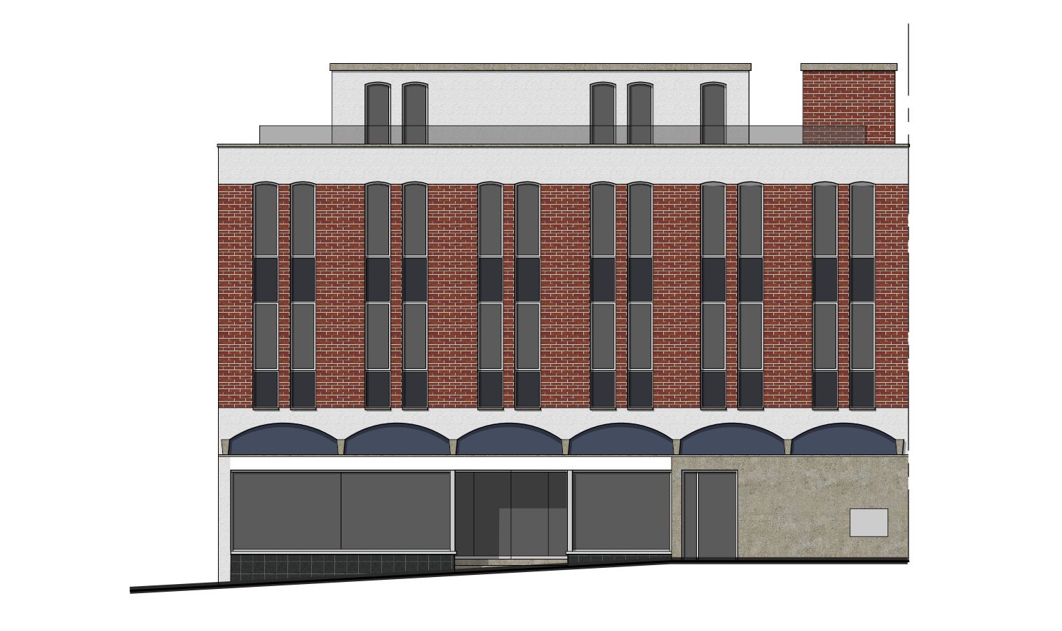 offices converted to flats prior notification proposed front drawings swindon planning application