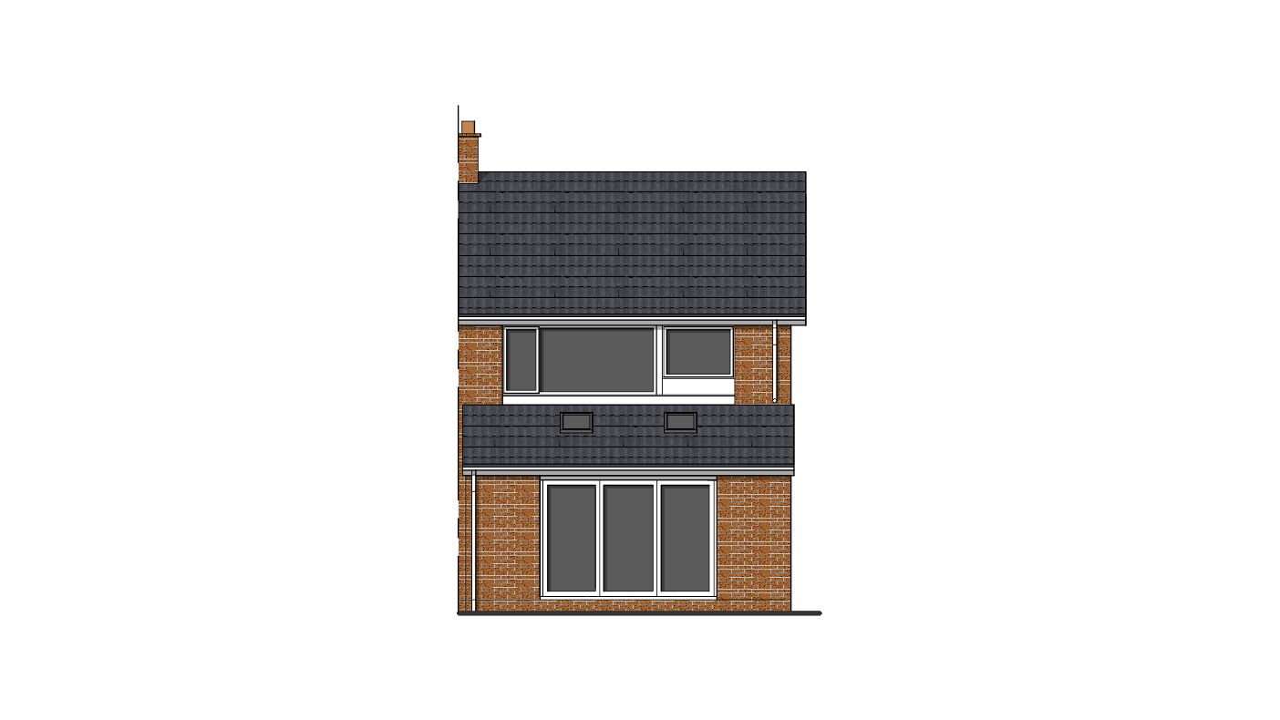 single storey rear extension permitted development drawings proposed rear elevation