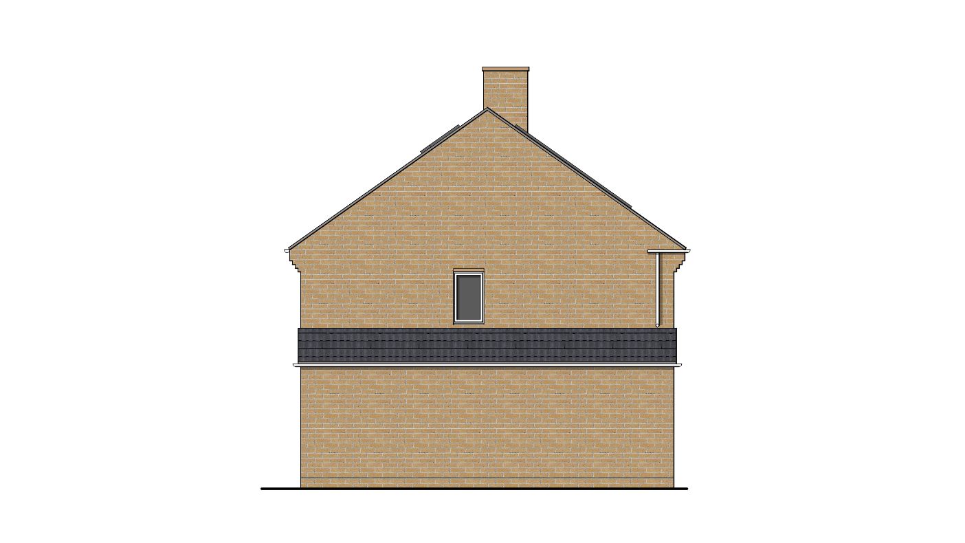 swindon planning department existing side elevation drawing